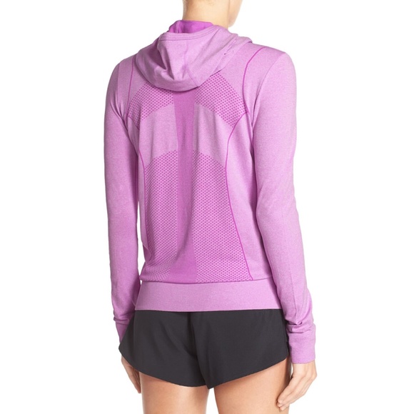 Zella Dharma Purple Hooded Athletic Jacket - Picture 2 of 7